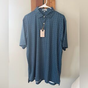 Peter Millar Summer Comfort Polo, Large $138 Espresso